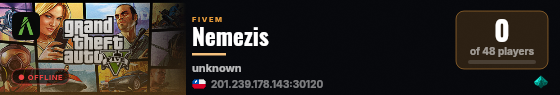 Nemezis live status badge