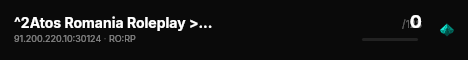 ^2Atos Romania Roleplay > discord.gg/WswMycfacU live status badge