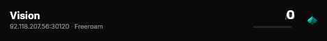 Vision live status badge