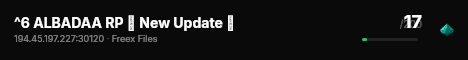 ^6 ALBADAA RP ↝ New Update ♘ live status badge