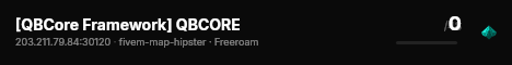 [QBCore Framework] QBCORE live status badge