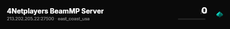 4Netplayers BeamMP Server live status badge