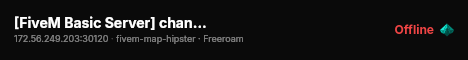 [FiveM Basic Server] change-me live status badge