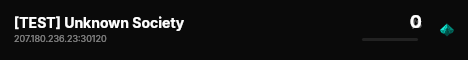 [TEST] Unknown Society live status badge