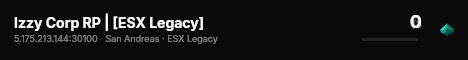 Izzy Corp RP | [ESX Legacy] live status badge