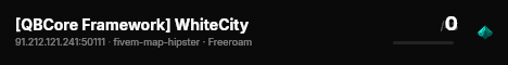 [QBCore Framework] WhiteCity live status badge