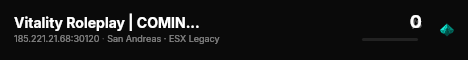 Vitality Roleplay | COMING SOON live status badge