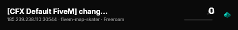 [CFX Default FiveM] change-me live status badge