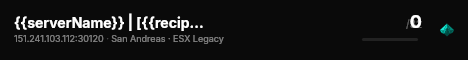 {{serverName}} | [{{recipeName}}] live status badge