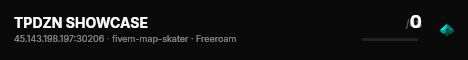 TPDZN SHOWCASE live status badge