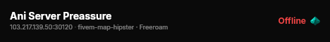 Ani Server Preassure live status badge