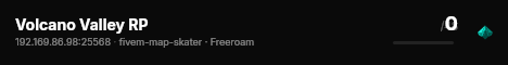Volcano Valley RP live status badge