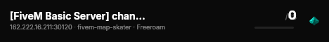 [FiveM Basic Server] change-me live status badge