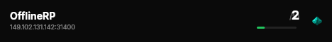 OfflineRP live status badge