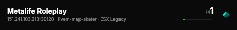 Metalife Roleplay live status badge