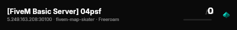 [FiveM Basic Server] 04psf live status badge