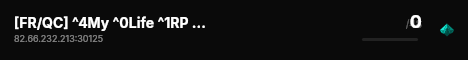 [FR/QC] ^4My ^0Life ^1RP 1899 live status badge
