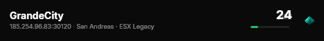 GrandeCity live status badge