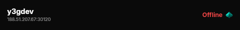 y3gdev live status badge