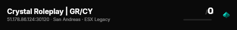 Crystal Roleplay | GR/CY live status badge