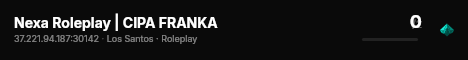 Nexa Roleplay | CIPA FRANKA live status badge