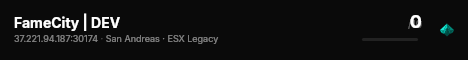 FameCity | DEV live status badge