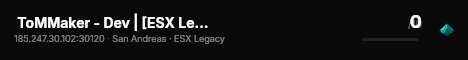  ToMMaker - Dev | [ESX Legacy] live status badge