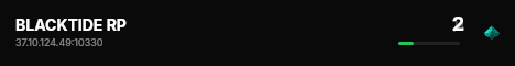 BLACKTIDE RP live status badge