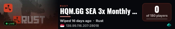 HQM.GG SEA 3x Monthly Solo/Duo/Trio/Quad - Skins - Pvp - ORP live status badge