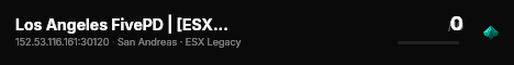 Los Angeles FivePD | [ESX Legacy] live status badge