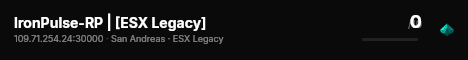 IronPulse-RP | [ESX Legacy] live status badge