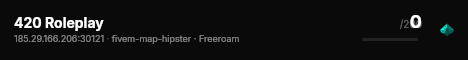 420 Roleplay live status badge