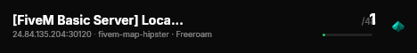 [FiveM Basic Server] Local Development live status badge