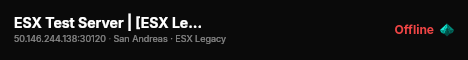ESX Test Server | [ESX Legacy] live status badge