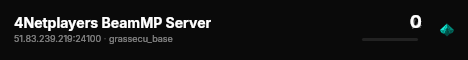 4Netplayers BeamMP Server live status badge