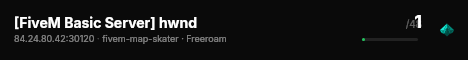 [FiveM Basic Server] hwnd live status badge