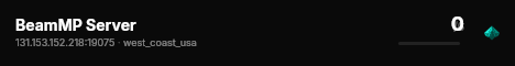 BeamMP Server live status badge
