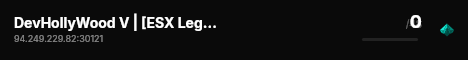 DevHollyWood V | [ESX Legacy] live status badge