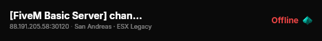 [FiveM Basic Server] change-me live status badge