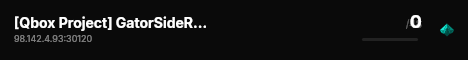 [Qbox Project] GatorSideRoleplay live status badge