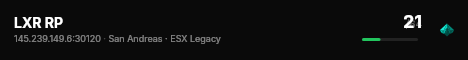 LXR RP live status badge
