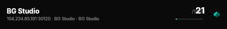 BG Studio live status badge