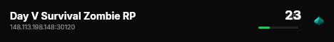 Day V Survival Zombie RP live status badge