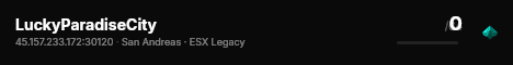 LuckyParadiseCity live status badge