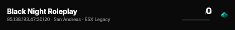 Black Night Roleplay live status badge