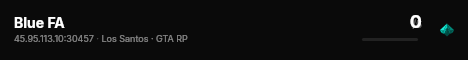 Blue FA live status badge