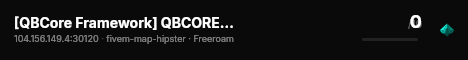 [QBCore Framework] QBCORE-TEST-DJ live status badge
