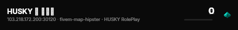 HUSKY 🌠 허스키 live status badge