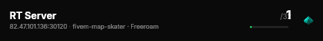 RT Server live status badge