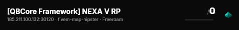 [QBCore Framework] NEXA V RP live status badge